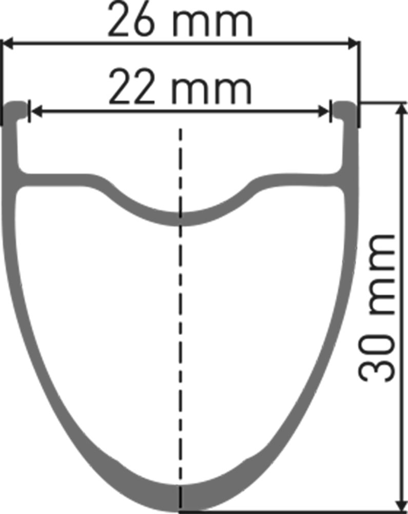 Rueda delantera A 1800 Spline® 30 29" CL