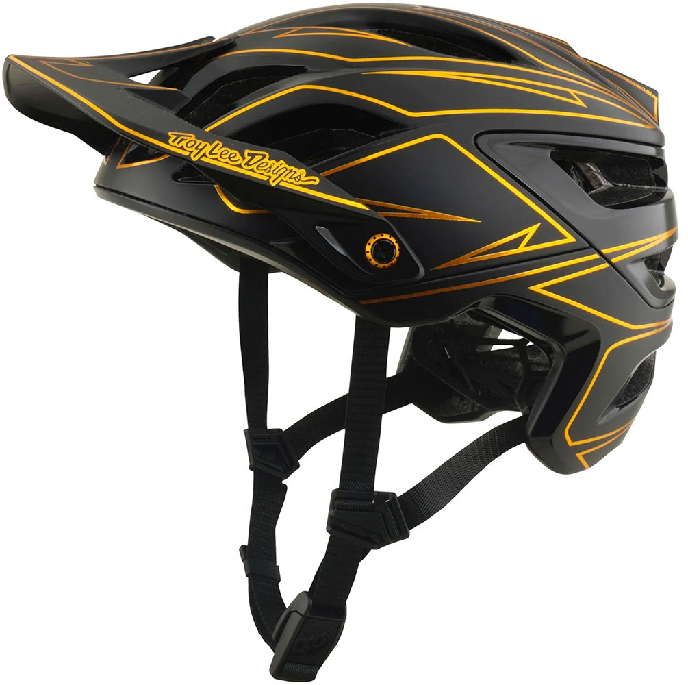 A3 Pinstripe - Casco da MTB nero