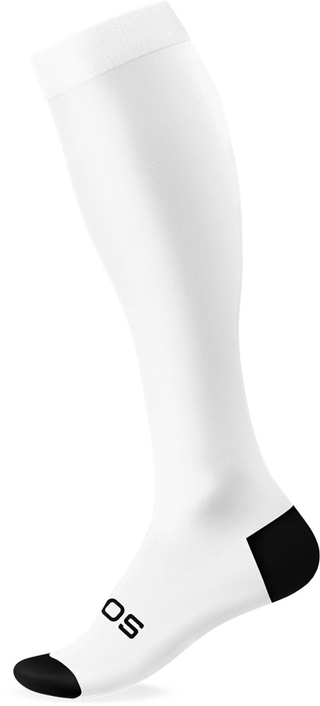 Knee High Solid White - Socken