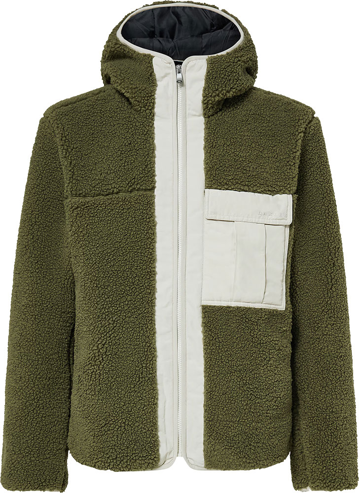 Snowdrift Full Zip Sherpa - Fleecejacke Army Green