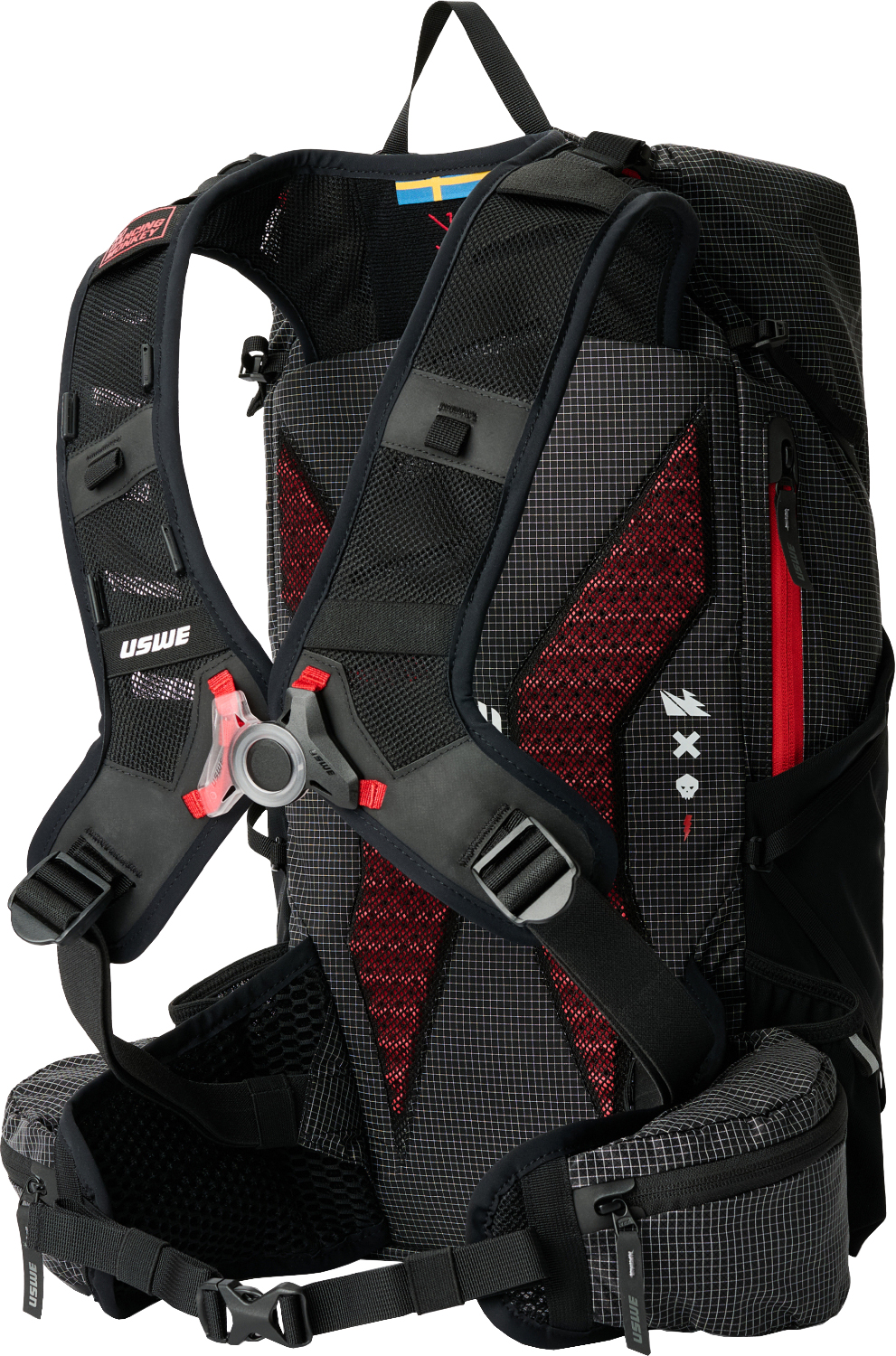 Rucksack Rolltop VST 30L - Trinkrucksack Schwarz