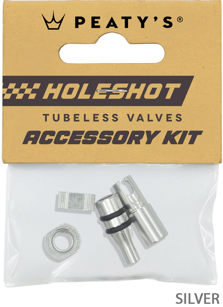 Kit d'accessoires pour valves tubeless Holeshot Fast Flow