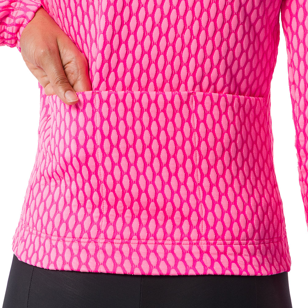 Ventra Thermal - Damen Langarmtrikot Pink Fluo