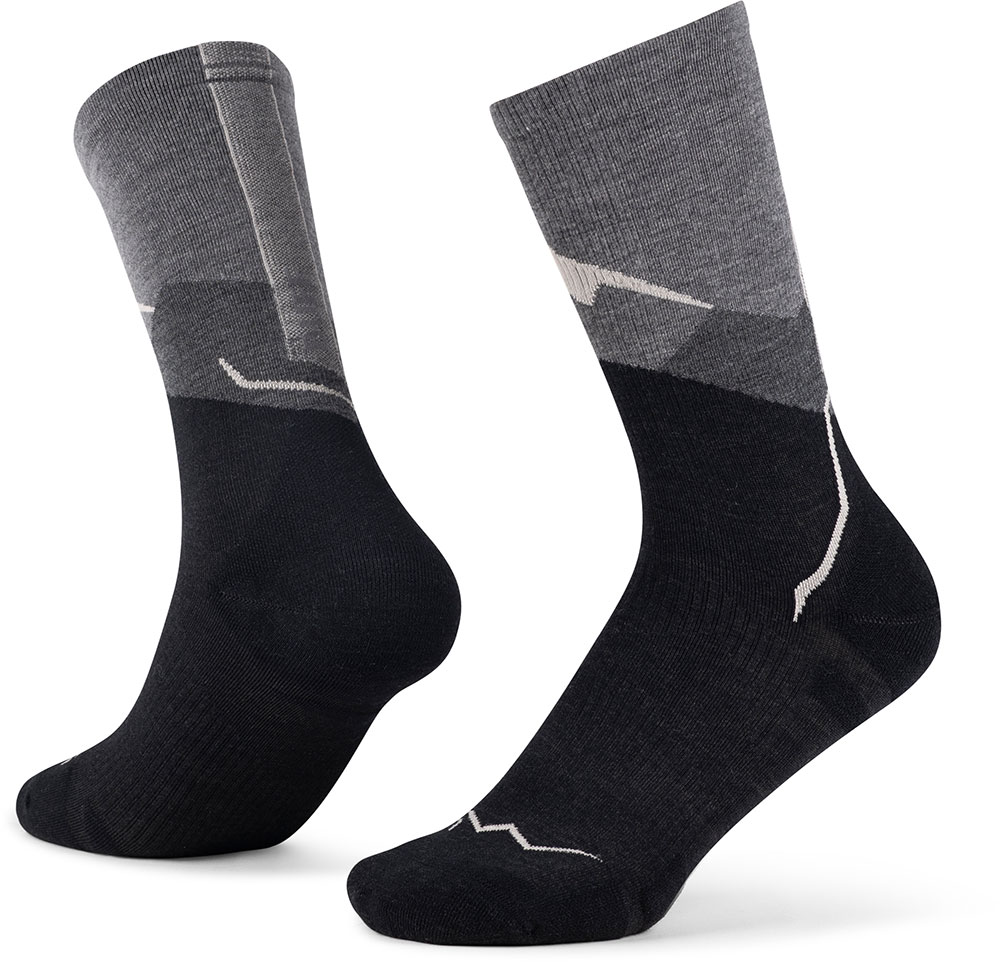 Merino Lightweight Crew - Trekkingsocken Graphite