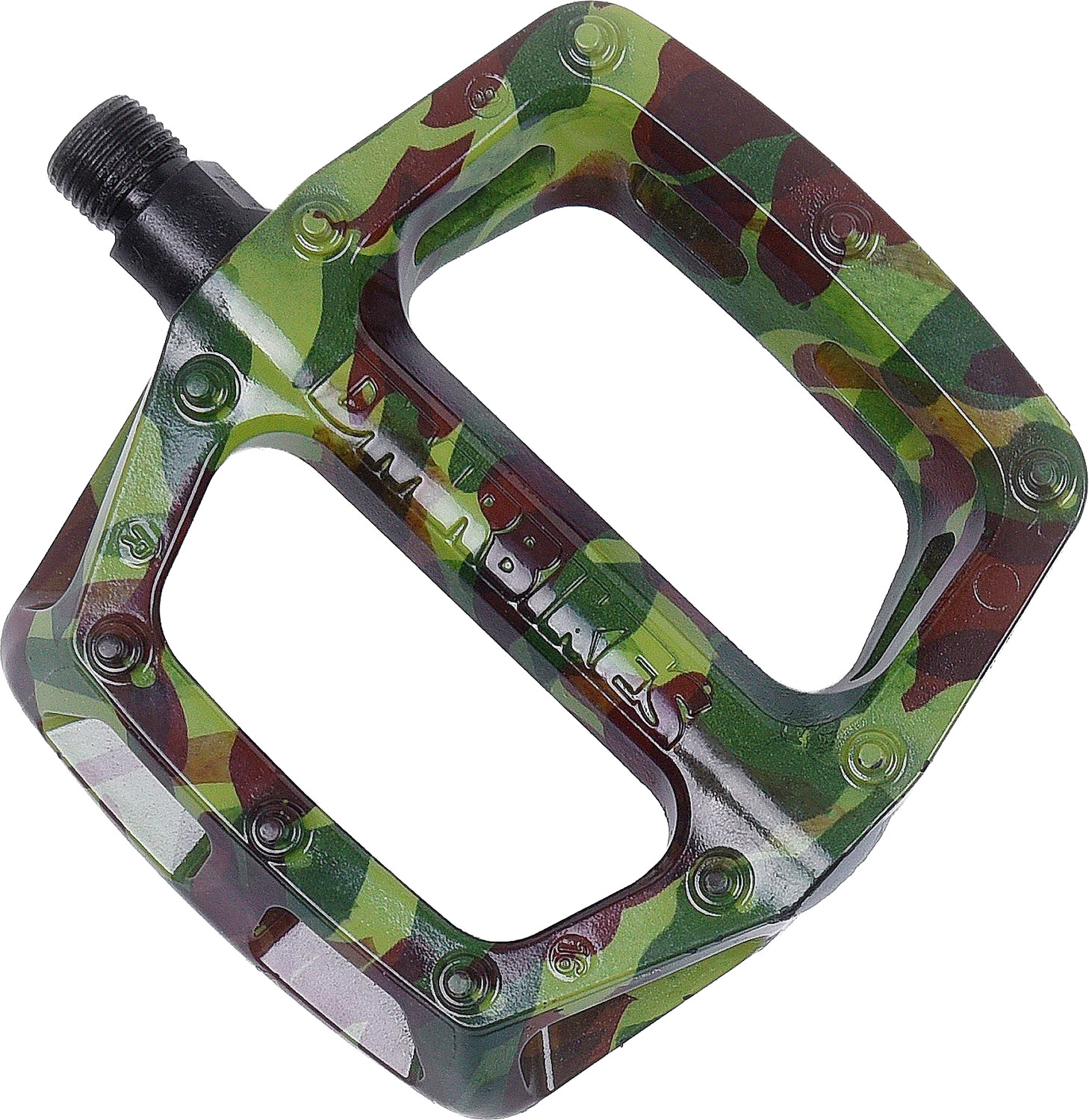 Pedales de plataforma V6 Green Camo