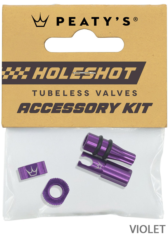 Kit d'accessoires pour valves tubeless Holeshot Fast Flow