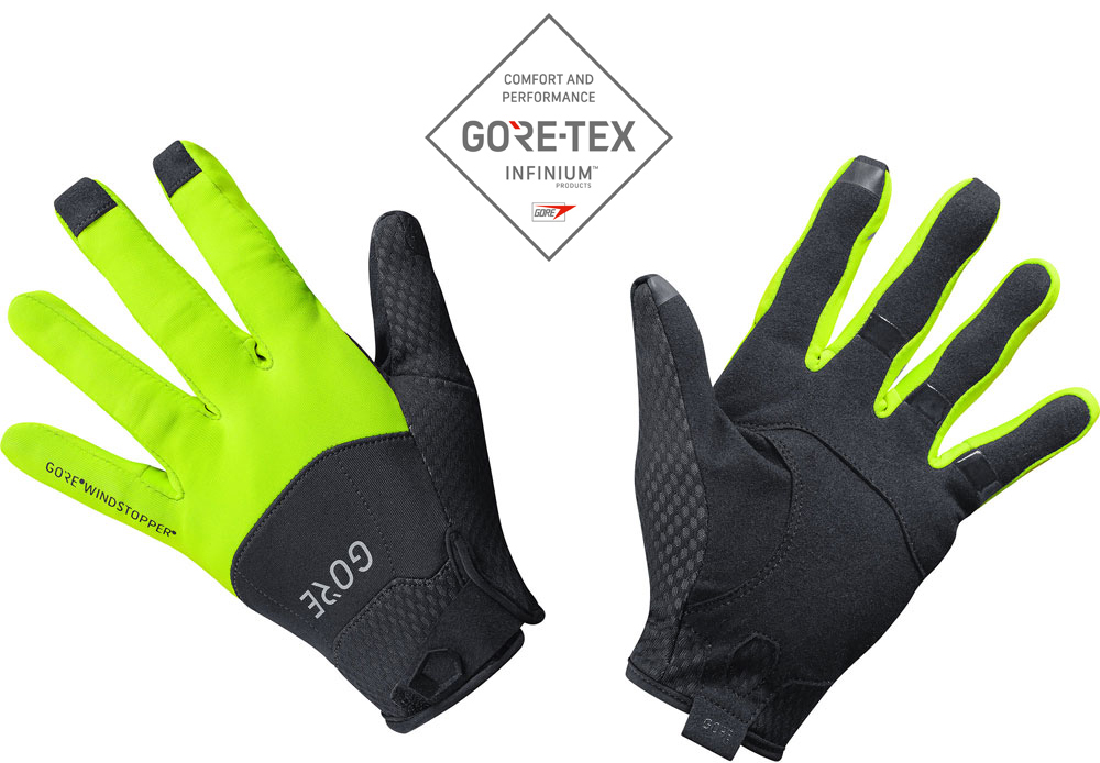 gore bicycle gloves L / Black/Emerald C5 GORE-TEX Thermo Glove -