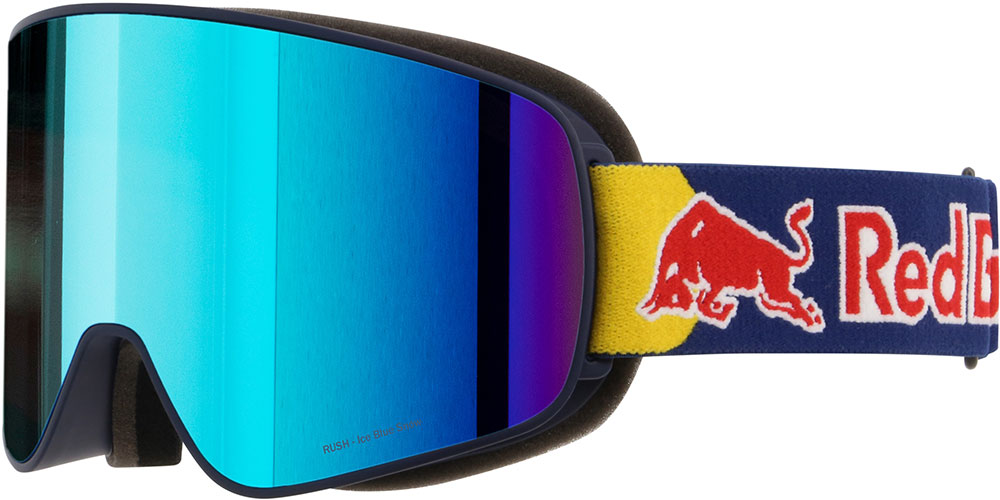 RUSH-14BL3 Smoke with Blue Mirror - Gafas de esquí