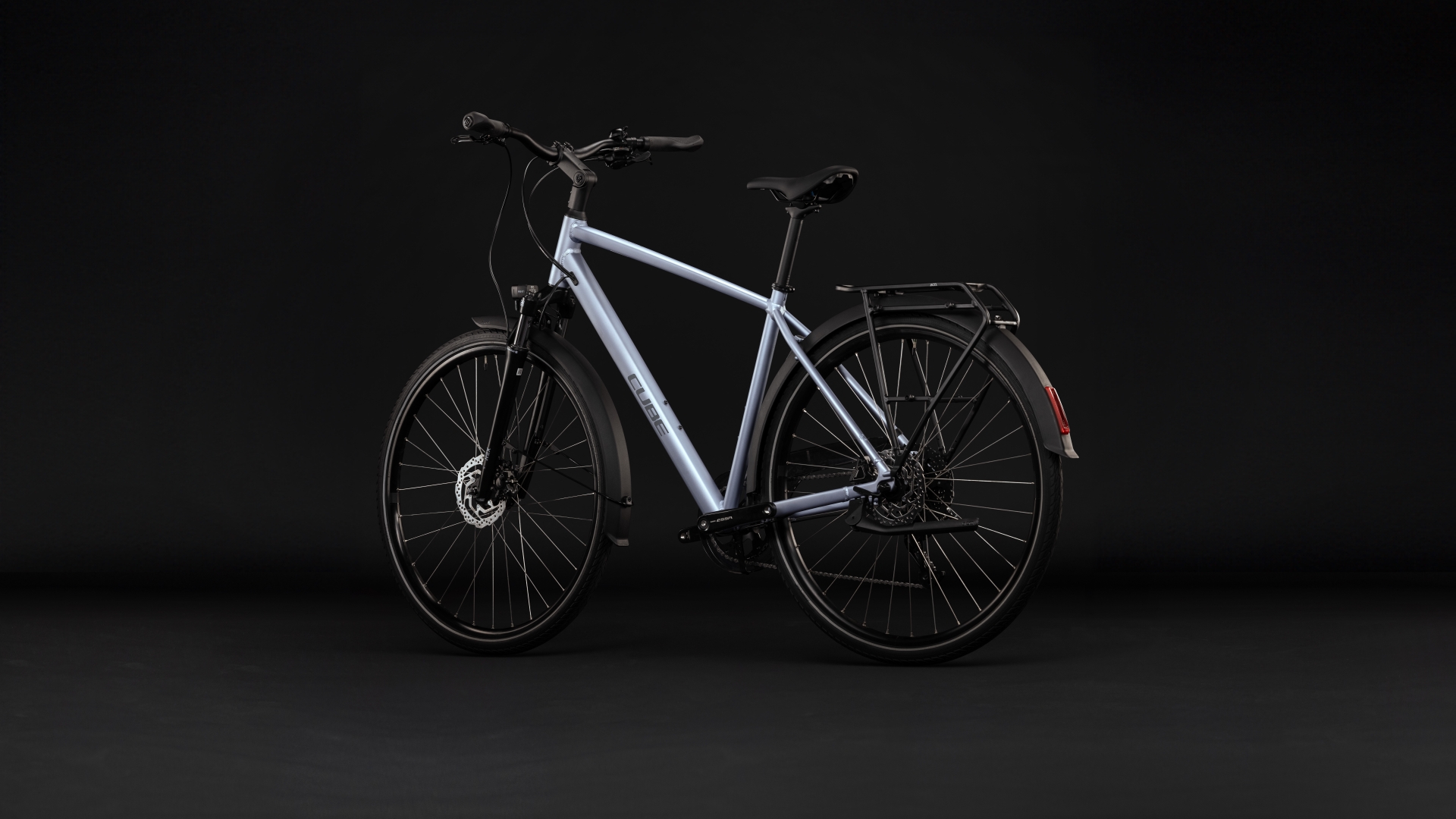 Touring ONE silver-blue and reflective