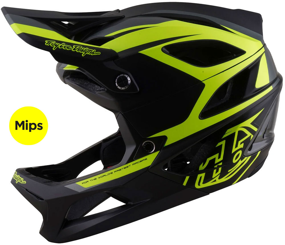 Stage 2 MIPS - Casco integrale Higth VZ Charcoal/Yellow