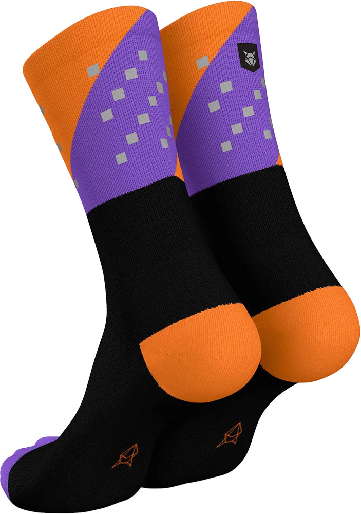 High-Viz V4 - Socken Orange Purple