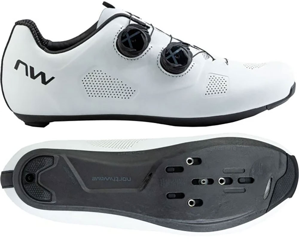 Revolution - Rennradschuhe White