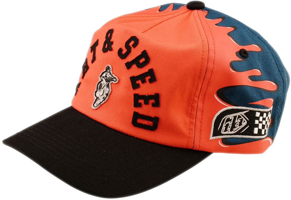 Unstructured Snapback Finish Line - Kappe Coral/Blue