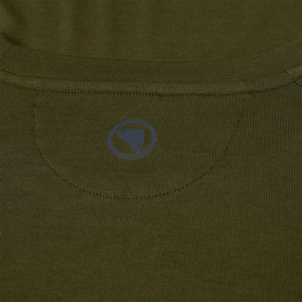 BaaBaa Blend  - Camiseta interior técnica de manga larga, color verde