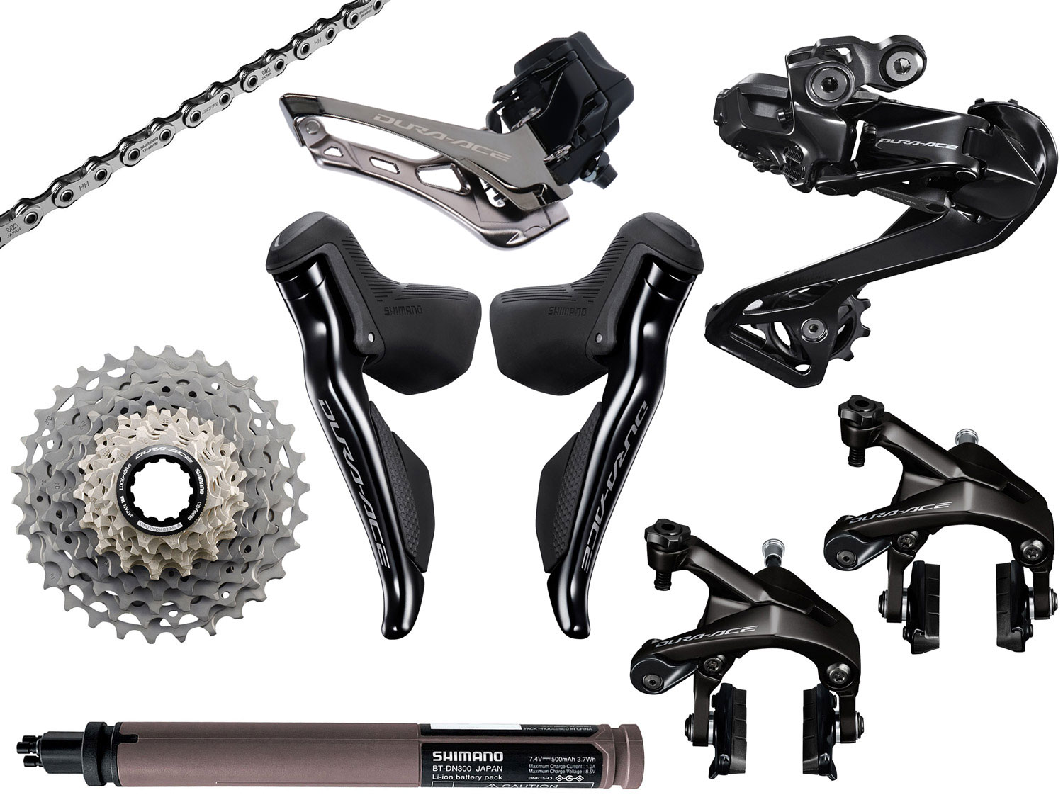 ST-R9250 デュラエース DURA-ACE 2x12 電動 Di2 美品 Shimano Dura-Ace R9250 Di2 2x12 Speed Groupset from BikeBling.com