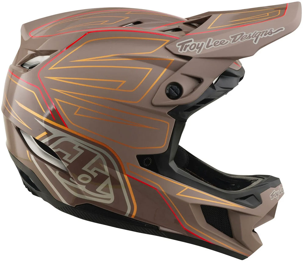 D4 Polyacrylite Shadow Pro - Fullface Helm Timber