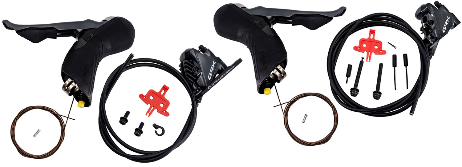 Shimano GRX ST-RX600-L - Levier de commande double 2 vitesses - Noir
