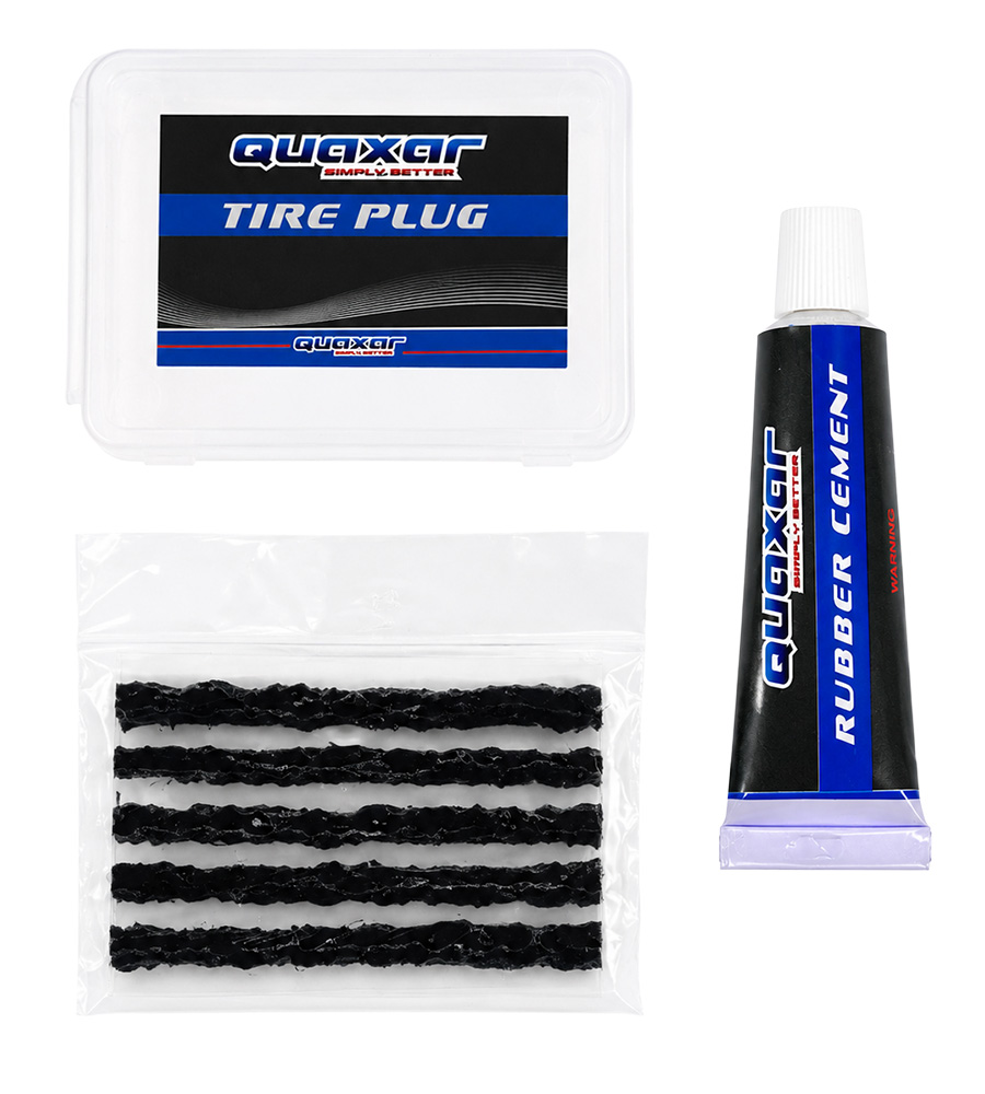 Kit de réparation pour pneus tubeless ROAD 1,5 mm + colle pour pneus
