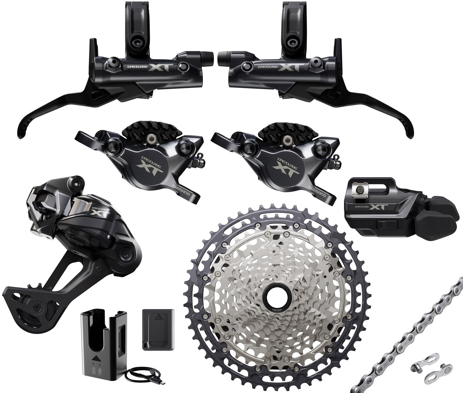 Shimano XT Di2 M8250-SGS 12-speed XC Race Group 10-51 I-Spec EV