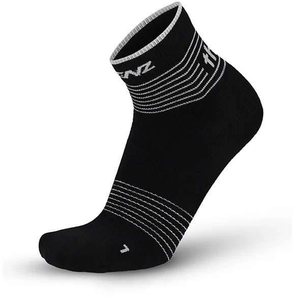 Think About Merino Outdoor 2 - Calcetines de senderismo negro/blanco