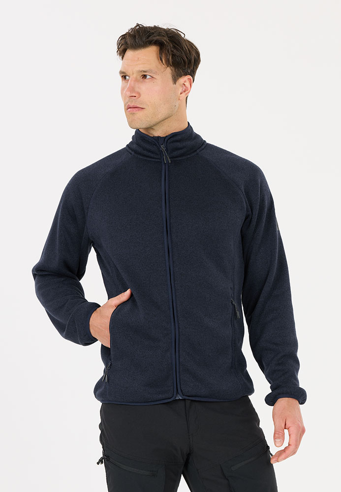 Wolven - Giacca in pile Navy Blazer