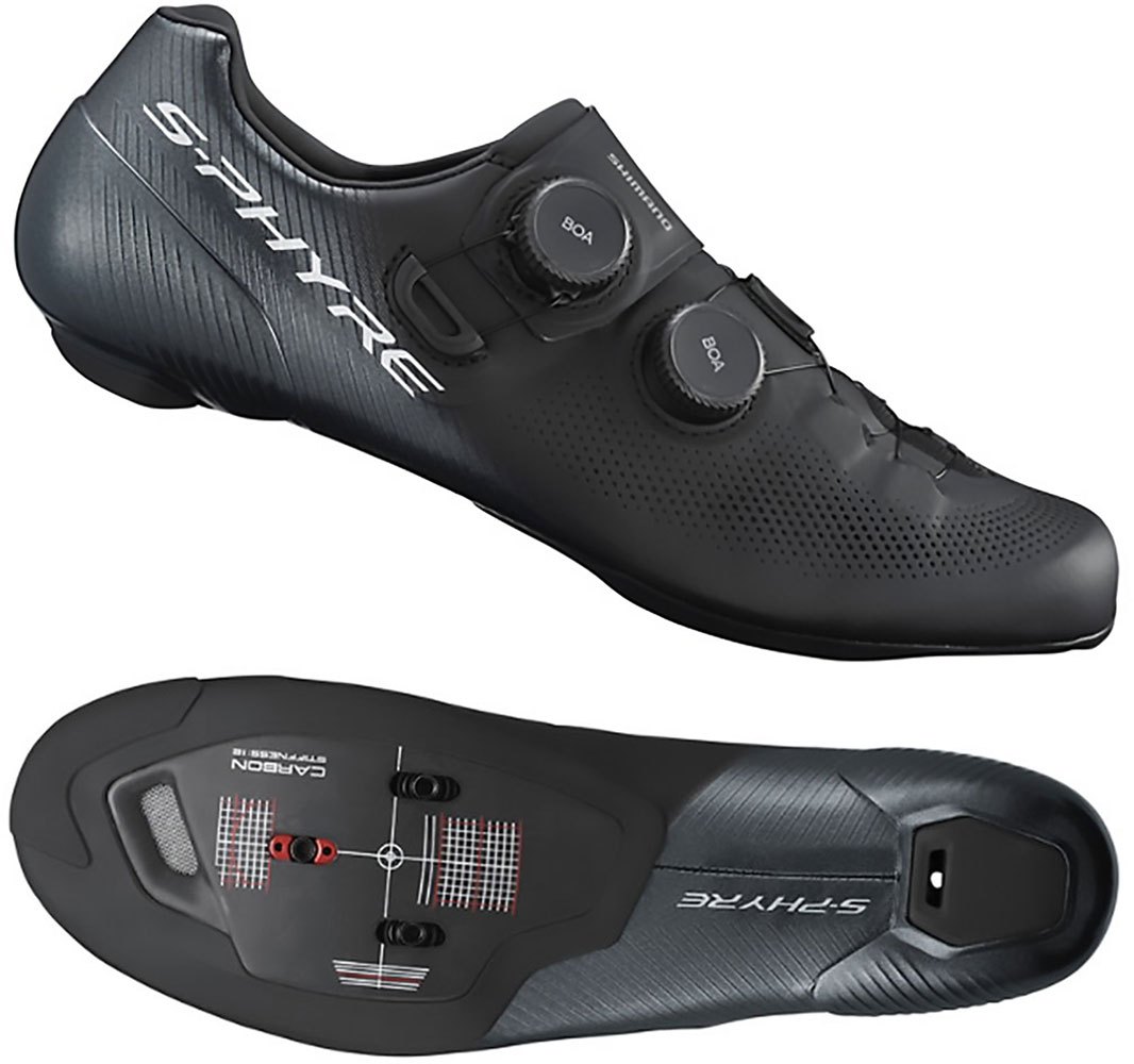 Shimano SH-RC903 S-PHYRE black - Road bike shoes wide Road Shoes