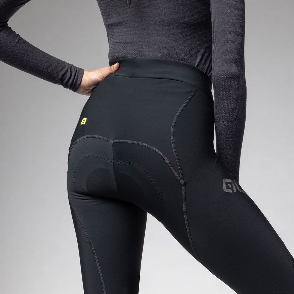 Winter – Women’s Cycling Tights with Pad Nero Black