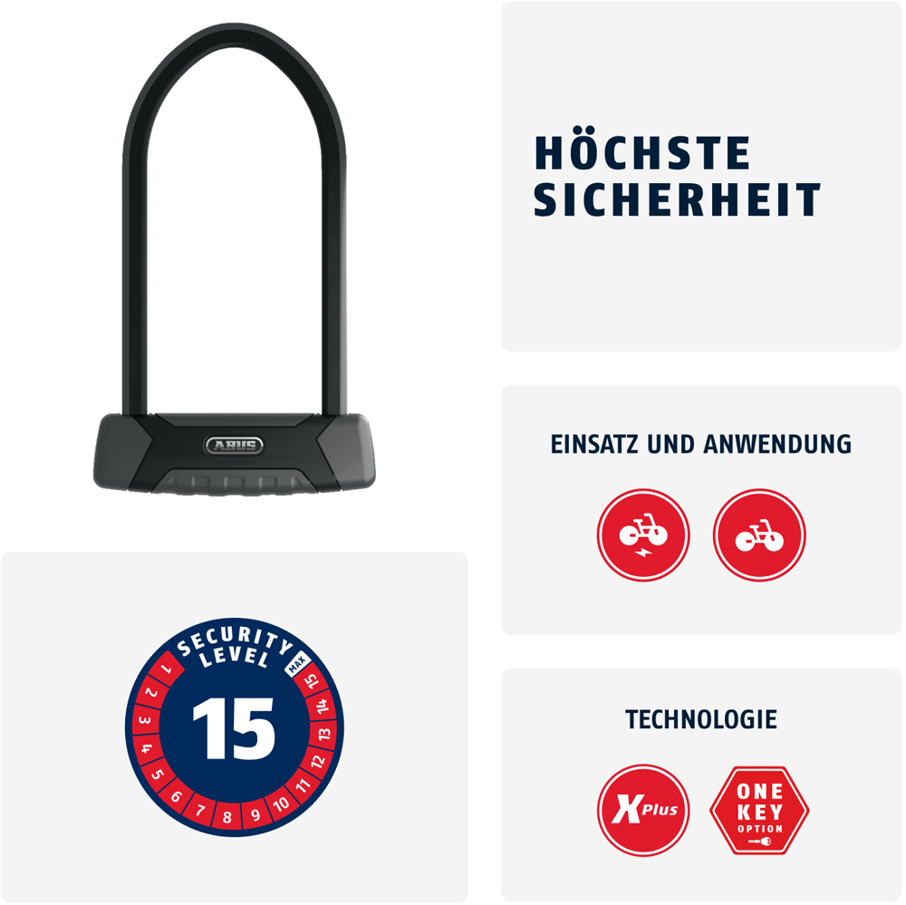 アクセサリー ABUS Granit X-Plus 540 ABUS Granit X-Plus 540 U-Lock Review | Tested & Rated