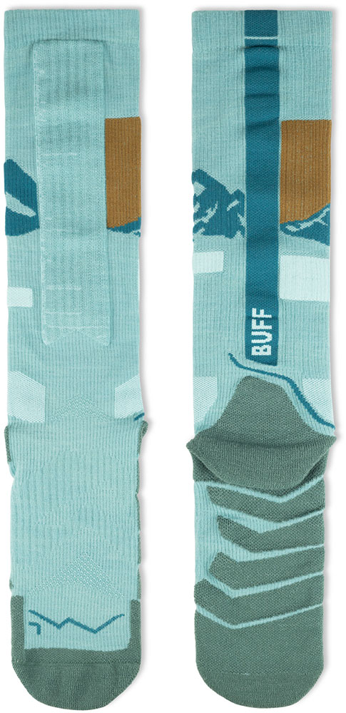 Mérino Heavyweight Over the Calf - Chaussettes de ski Green