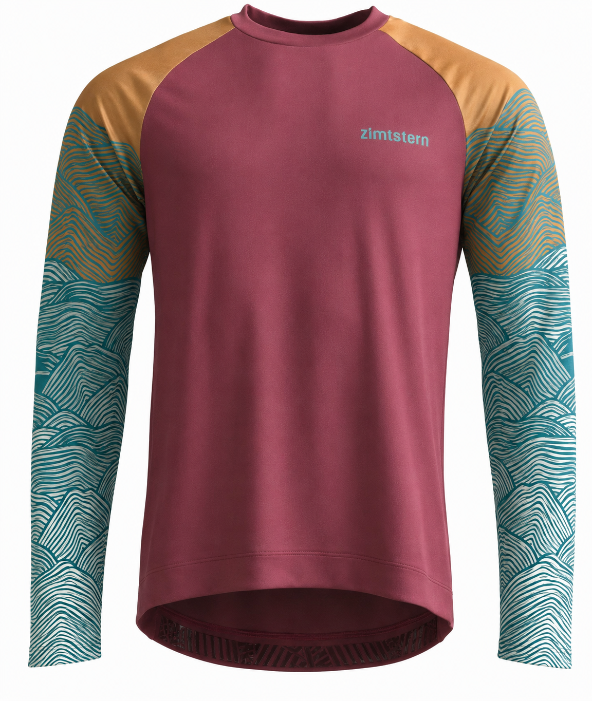Braapz - MTB Langarmtrikot Windsor Wine/Windsor Wine
