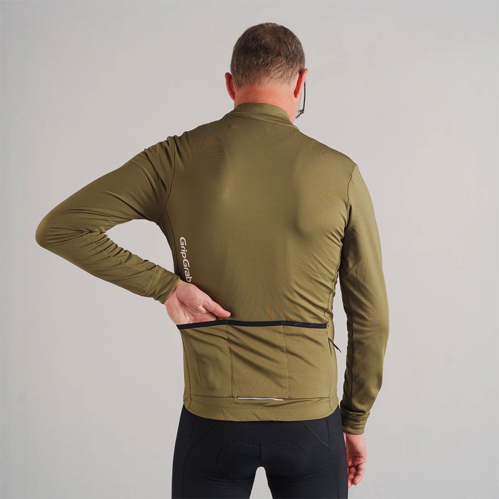 Ride Thermal - Langarmtrikot Olive Green