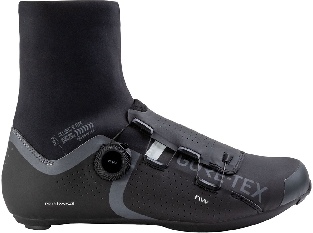 Celsius R GTX - Zapatillas de ciclismo de carretera para invierno, negro/gris oscuro