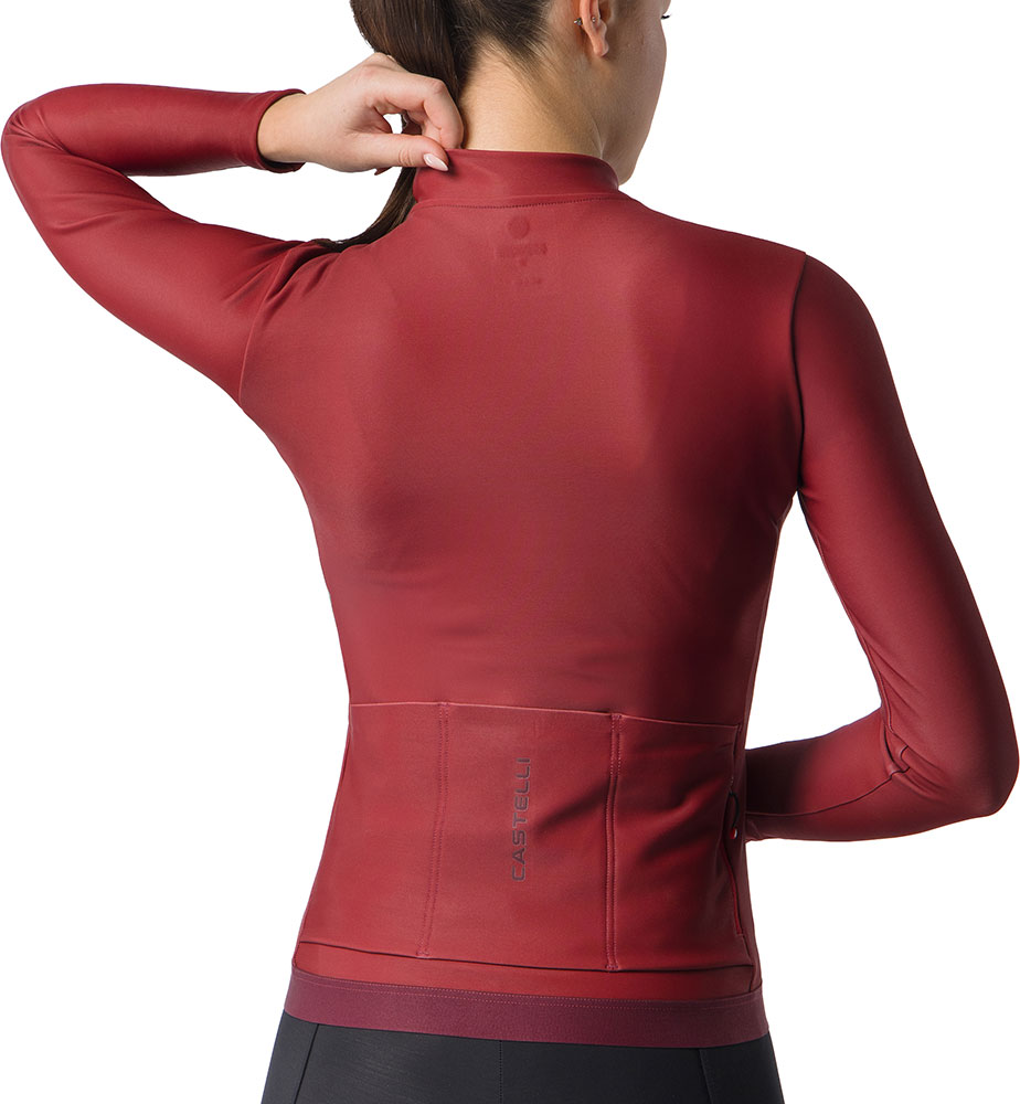 Espresso Thermal 2 - Damen Langarmtrikot Garnet