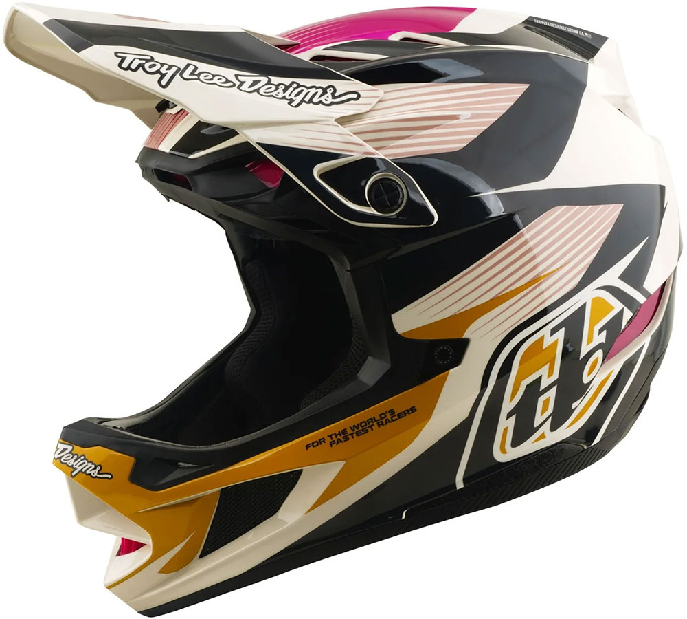 D4 Polyacrylite Turbo - Fullface Helm Acid/Fuchsia