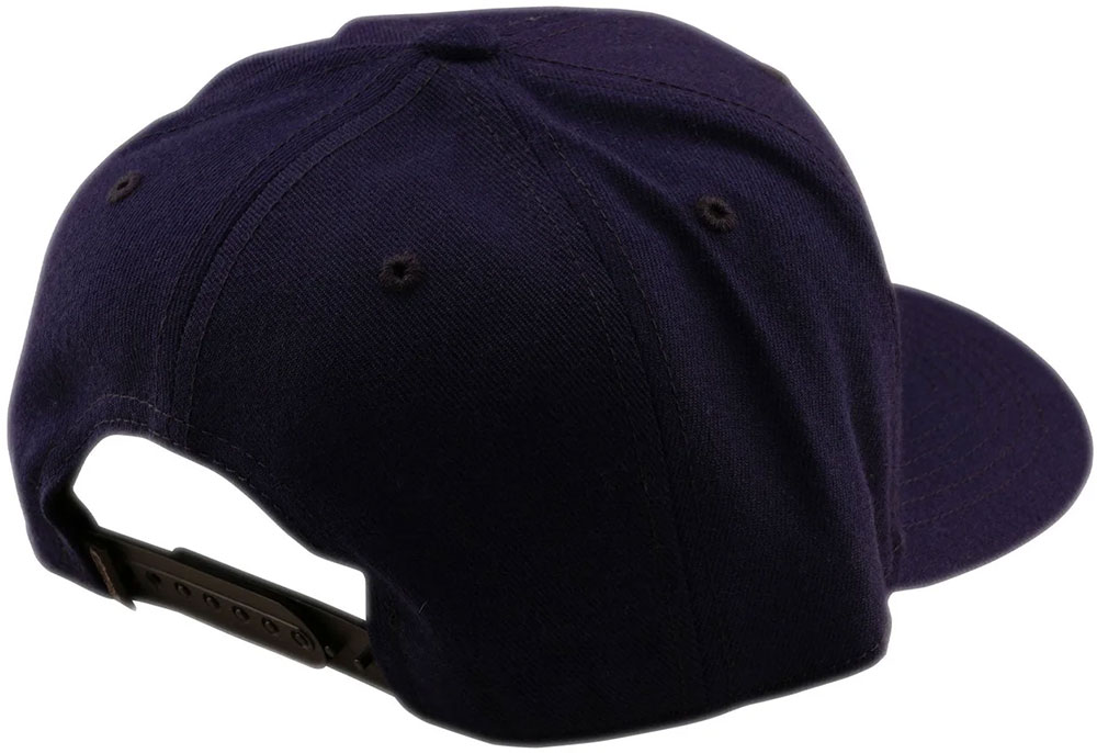 Curved Snapback Badge - Kappe Indigo