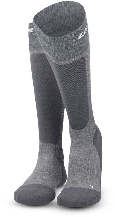 Think About Merino Winter 2 - Chaussettes de ski grises