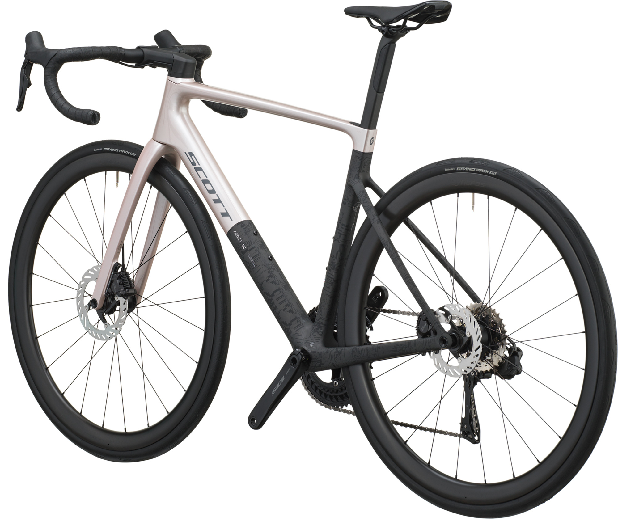 Addict RC 30 Rosa champán y negro carbón