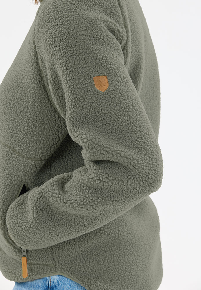 Pioneer Teddy - Veste polaire pour femme, couleur « Dusty Olive »