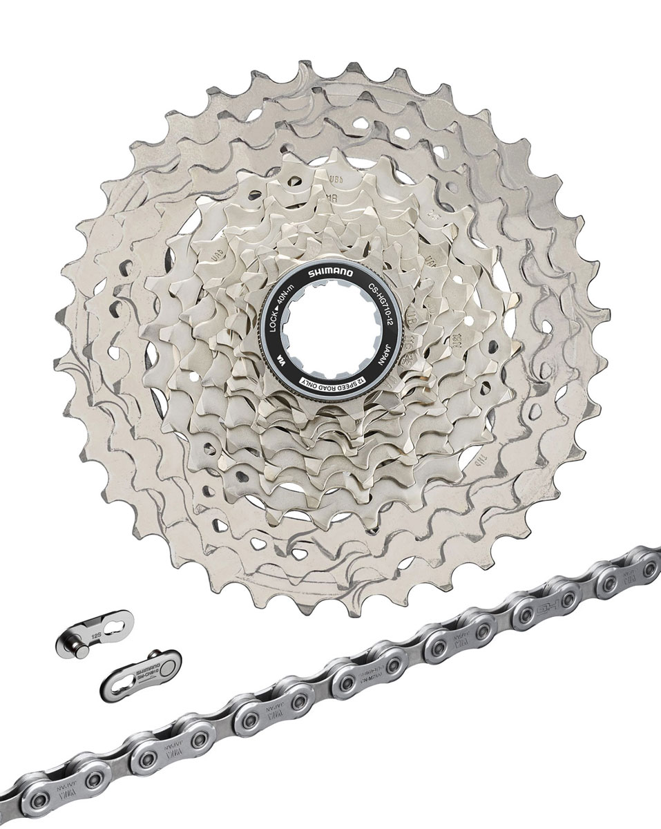 Road/Gravel CS-HG710+CN-M7100 12-fach Verschleissset 11-36