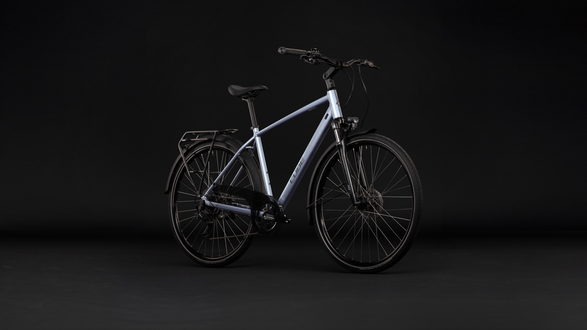Touring ONE silver-blue and reflective