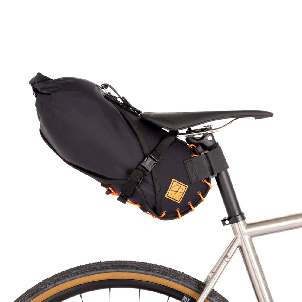 Sacoche de selle 8 L noir/orange