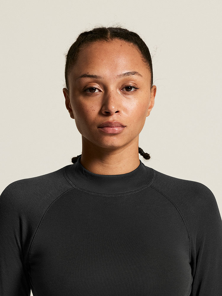 Thermal Base Layer – Women’s Long-Sleeved Functional Base Layer, Black