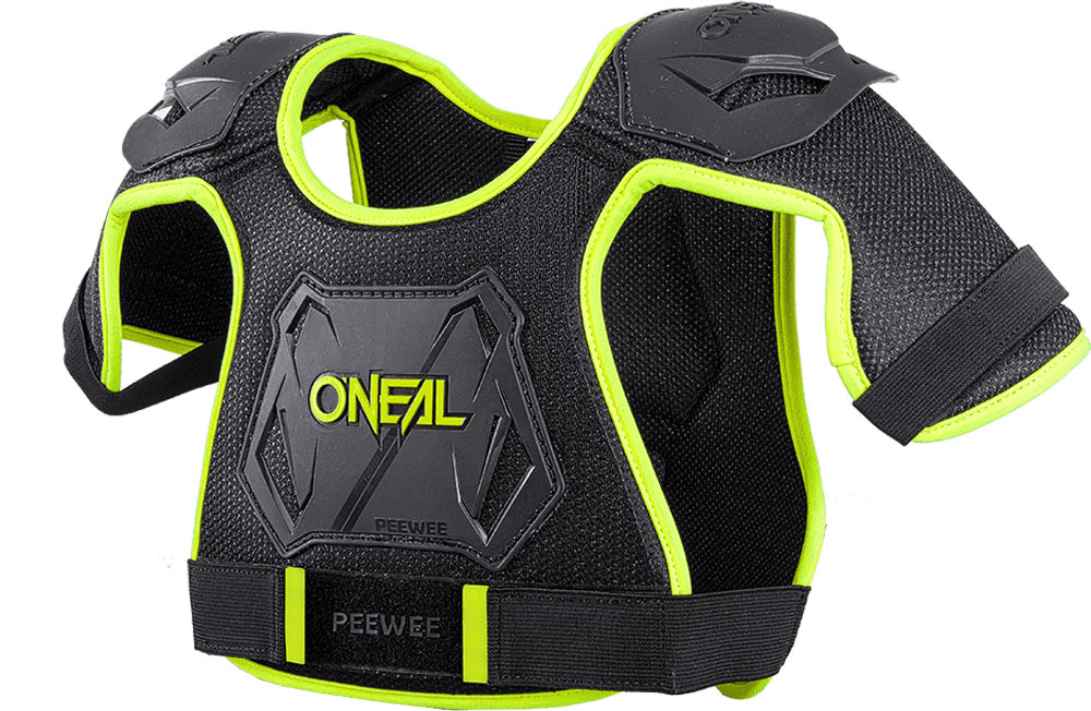 Peewee Chest - Protezione per il torace, giallo neon