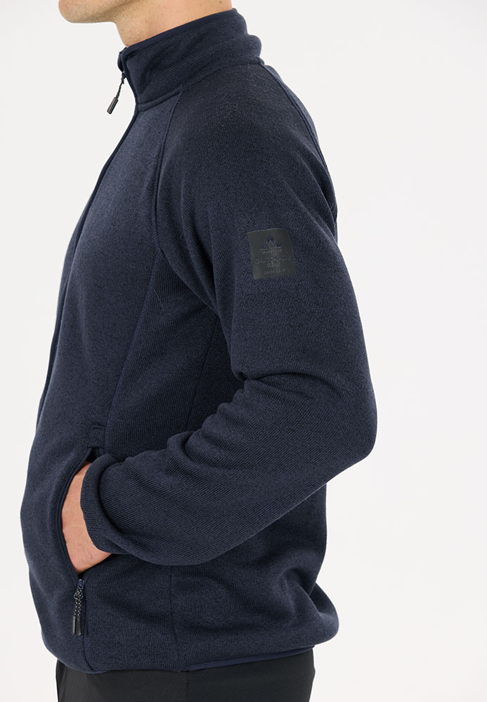 Wolven - Giacca in pile Navy Blazer