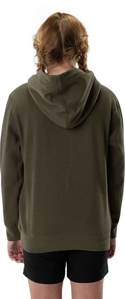 Absolute Fleece – dziecięca bluza z kapturem w kolorze oliwkowym