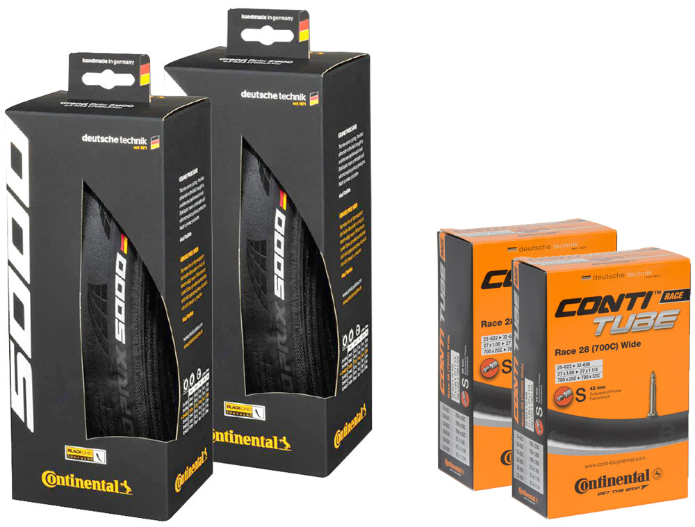 Continental Grand Prix 5000 28-622 2本セット Continental Grand Prix 5000 Set 28-622 + Race 28 S42 wide Road