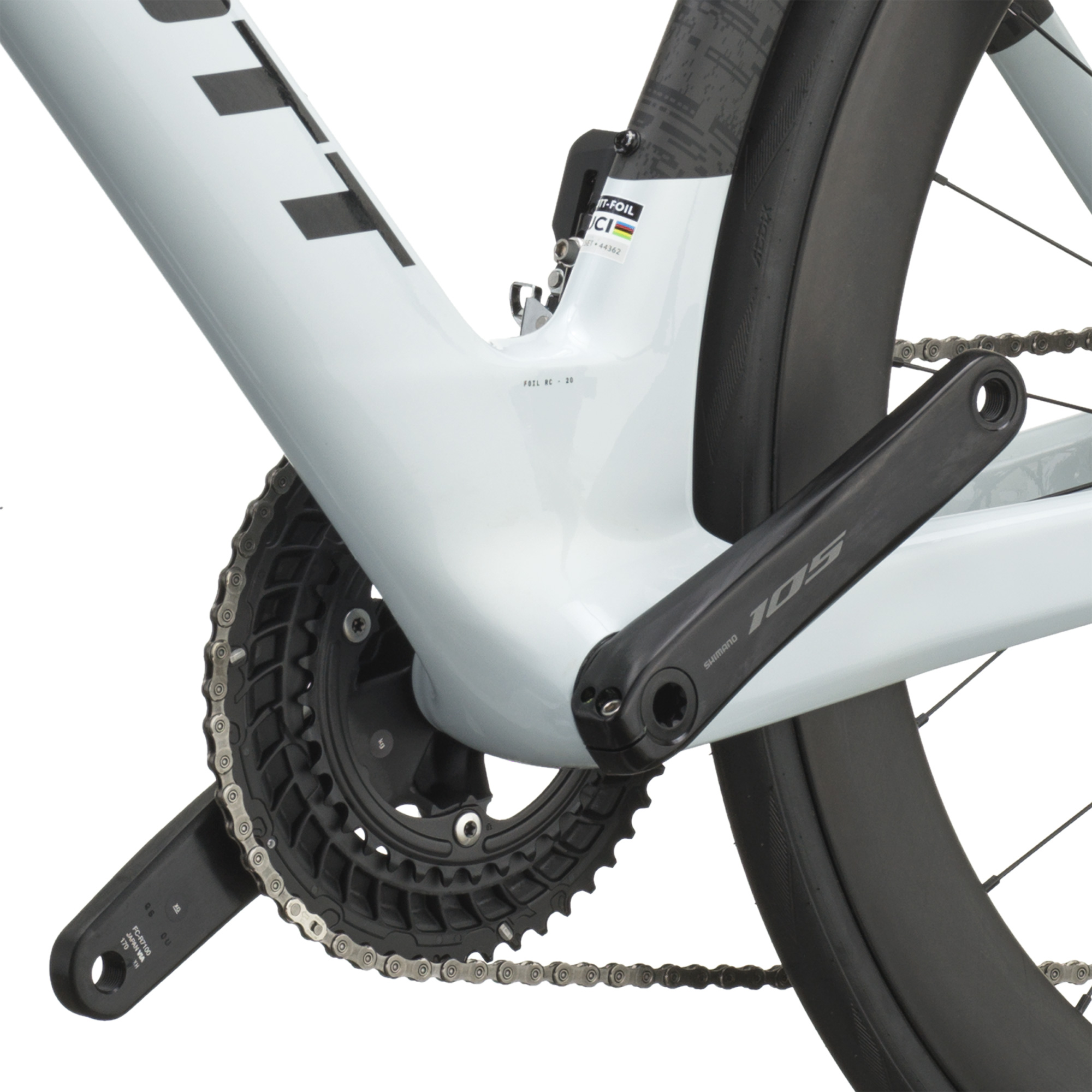 Foil RC 20 Cumulus blanc Carbon Black