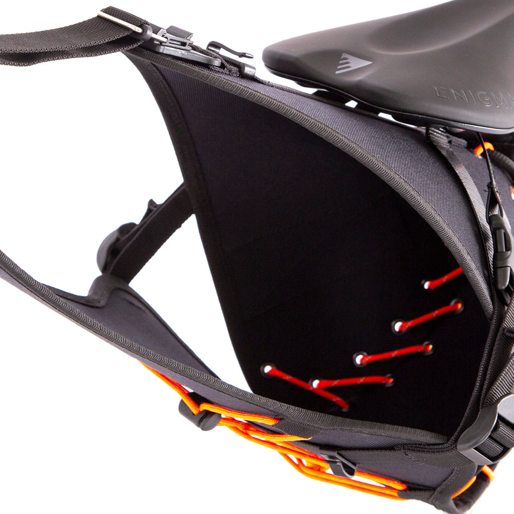 Sacoche de selle 14 L noir/orange
