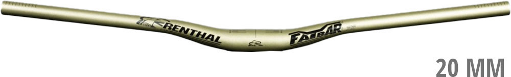 Renthal V3 Fatbar Lite Riser 35mm Handlebar Handlebar - 35.0 Riser