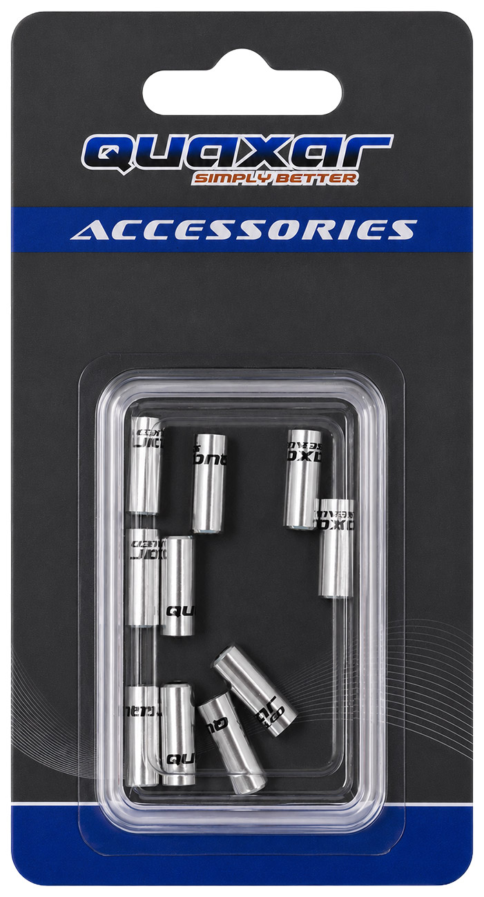 Tapas de aluminio de 4 mm para la funda exterior del freno (10 unidades)